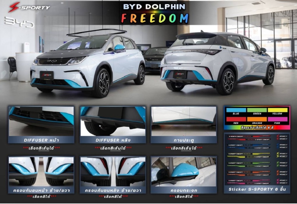 You can visit S-Sporty’s official website to check out reference renders for every single colourway of the Dolphin. — Screencap from s-sporty.com