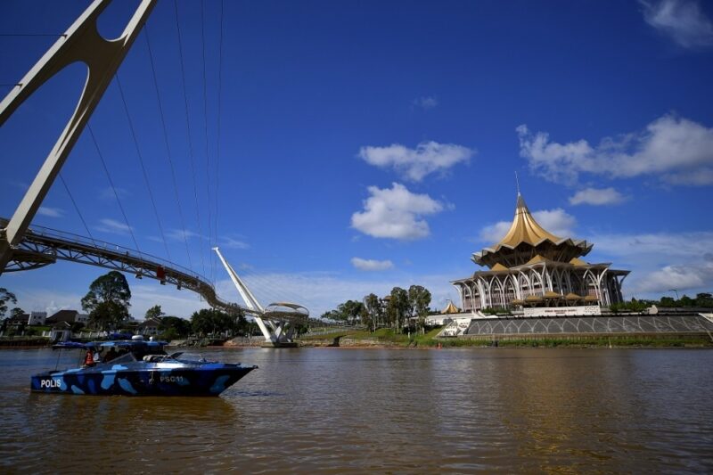 Photo of the Sarawak Legislative Assembly Building in Kuching.  —  eNM pic