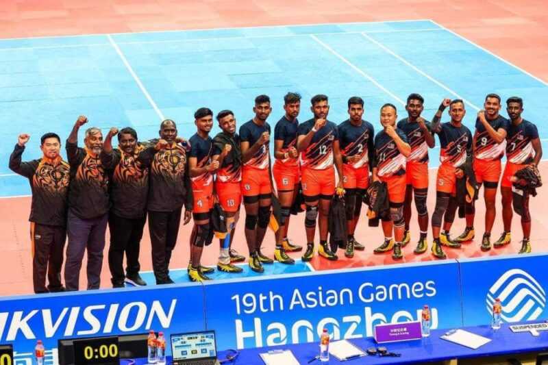 The Malaysian kabaddi team finished fifth in the 2023 Asian Games. — Picture courtesy of Arul Prakash Balakrishnan
