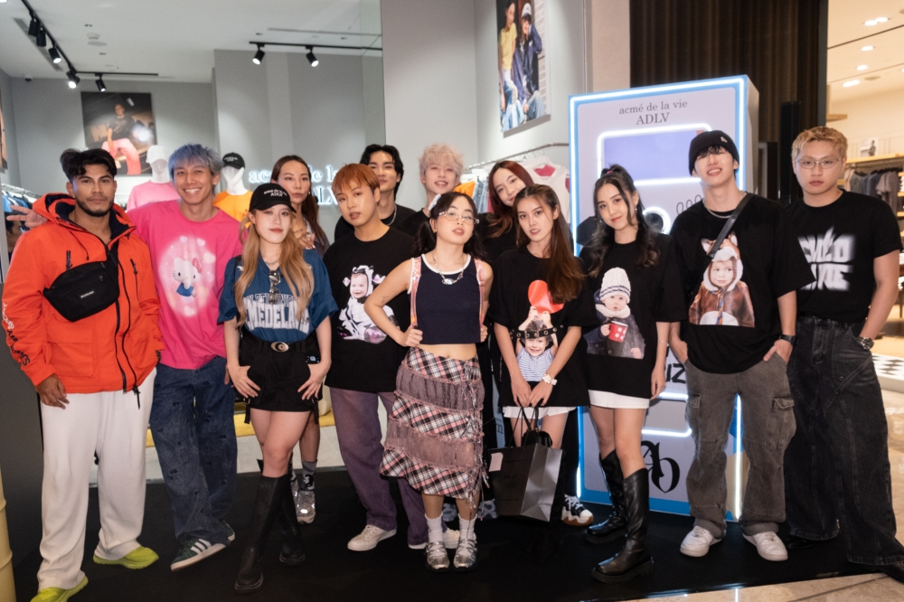 Local celebrities and social media influencers at the recent store opening of ADLV. — Picture courtesy of The Melium Group
