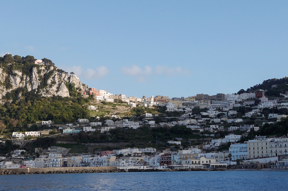 A general view of Capri Island, Italy, April 18, 2024. — eNM pic  