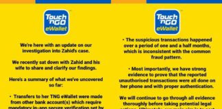 TNG eWallet denies fraud activity in singer Zahid Baharuddin’s case. How did his wife lose over RM10,000? – eNews Malaysia