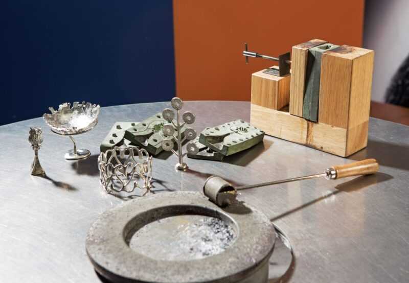 Adults may create their own accessories from molten pewter at The Foundry workshop. — Picture courtesy of Royal Selangor