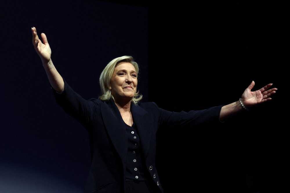 Marine Le Pen, French far-right leader and far-right Rassemblement National (National Rally-RN) party candidate. — eNM pic
